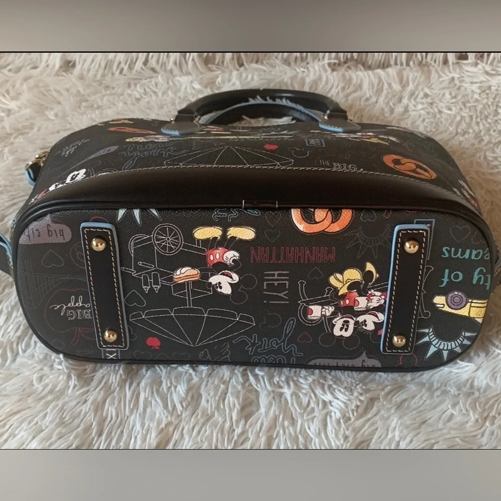 Disney Dooney & Bourke Mickie & Minnie New York City Zip Satchel or crossbody